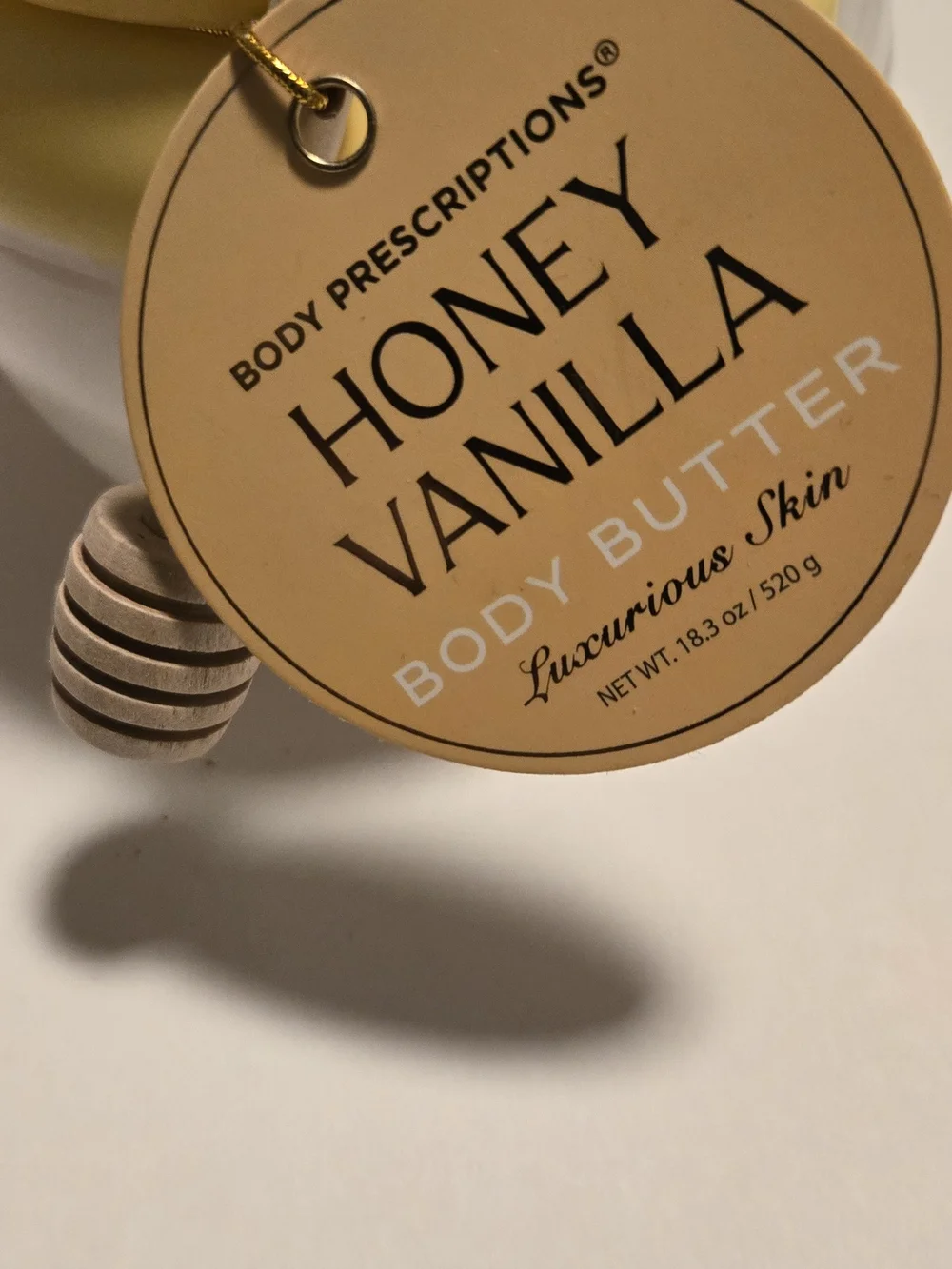 Honey Vanilla Body Butter - Yellow & White Jar